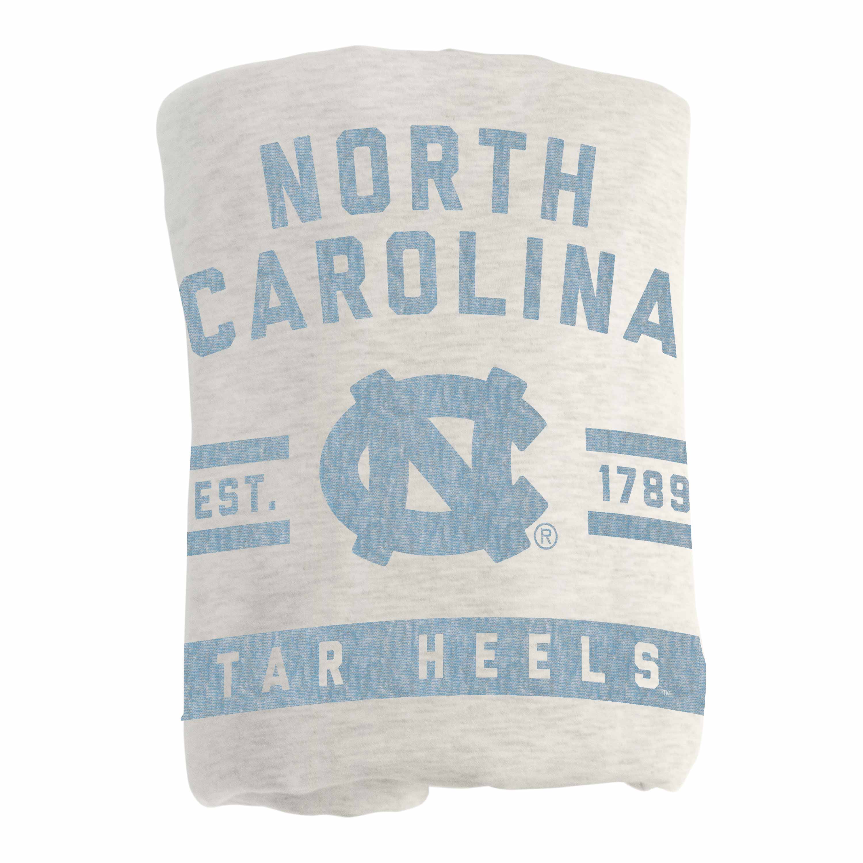 North Carolina Oatmeal Sweatshirt Blanket - Logo Brands