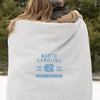 North Carolina Sublimated Sweatshirt Blanket