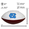 North Carolina Official-Size Autograph Football