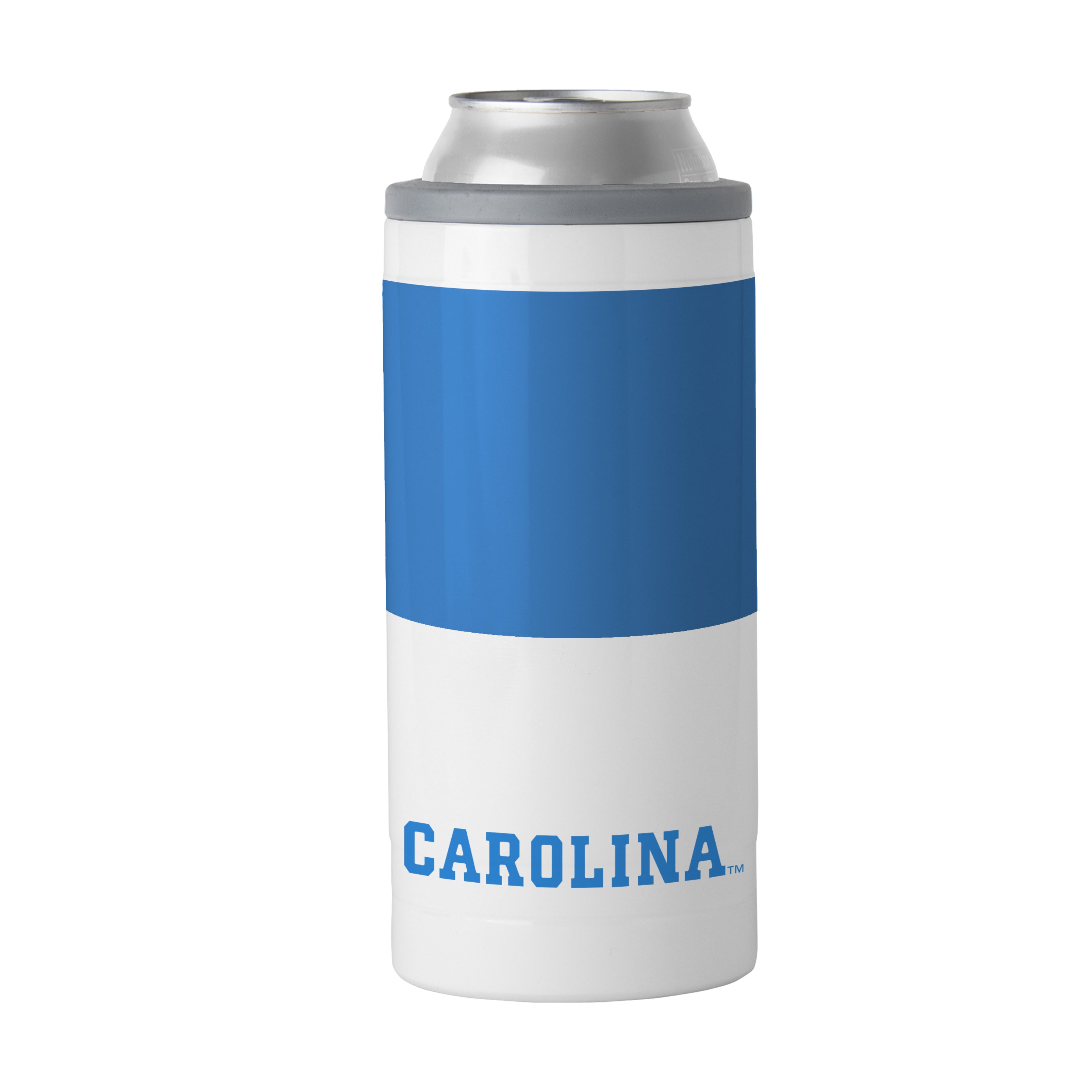 North Carolina 12oz Colorblock Slim Can Coolie