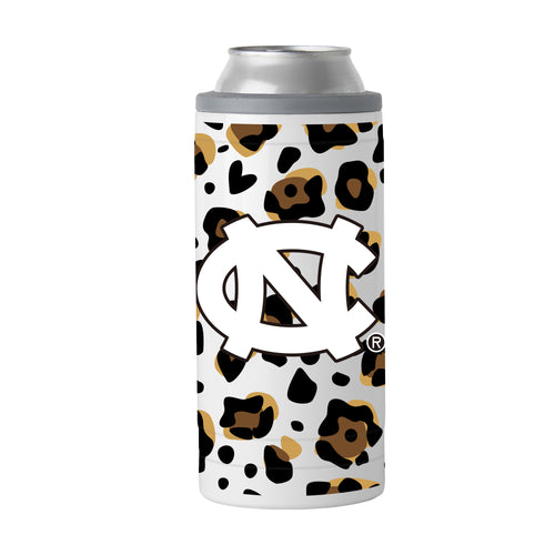 Product Image for North Carolina 12oz Neutral Leopard Slim Can Coolie