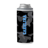 North Carolina Black Camo 12oz Slim Can Coolie
