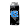 North Carolina Black Camo 12oz Slim Can Coolie