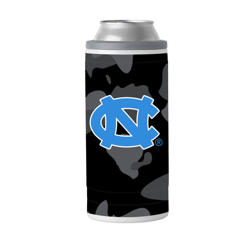 Product Image for North Carolina Black Camo 12oz Slim Can Coolie