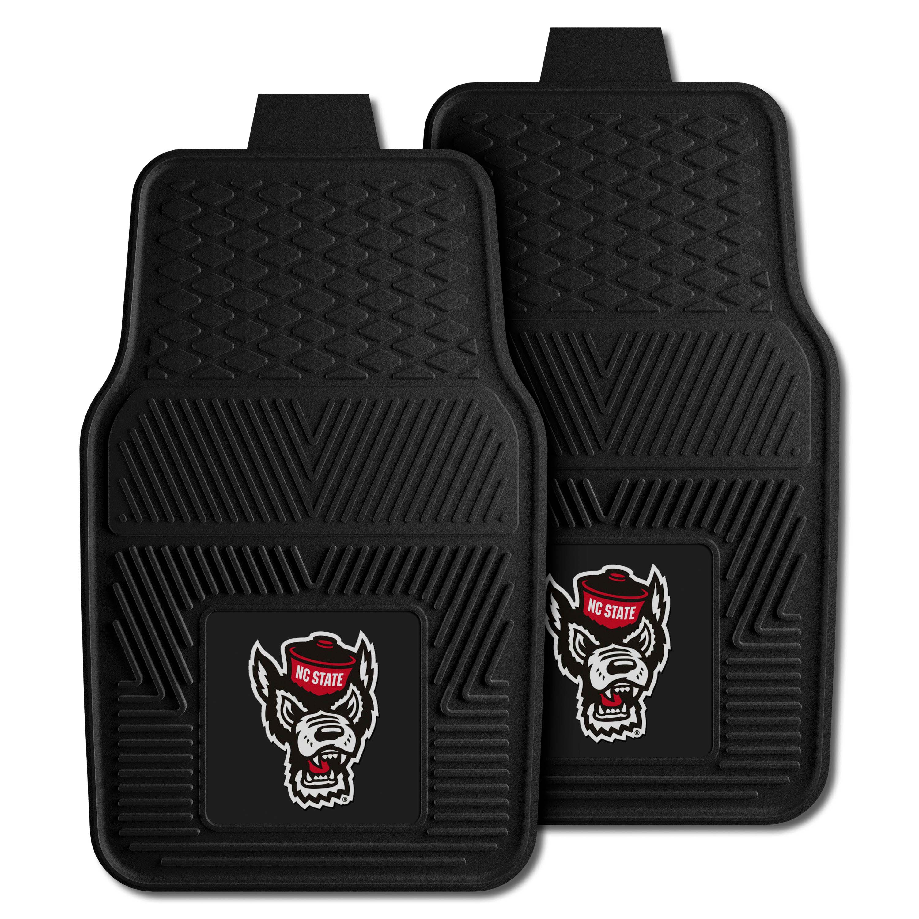 North Carolina State University 2-pc Vinyl Car Mat Set