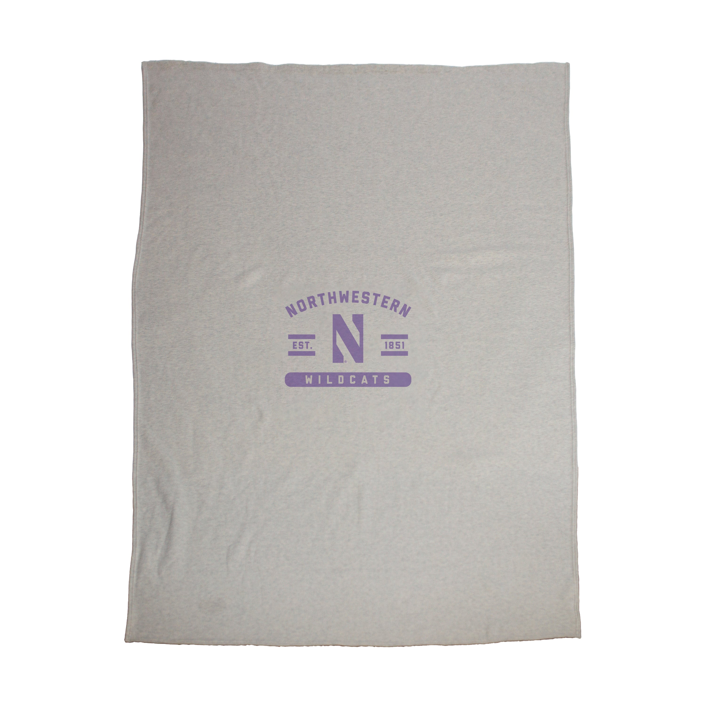 Northwestern Sublimated Sweatshirt Blanket - Logo Brands