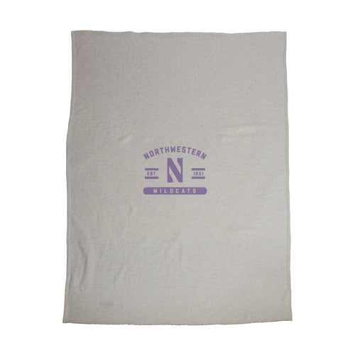 Product Image for Northwestern Sublimated Sweatshirt Blanket