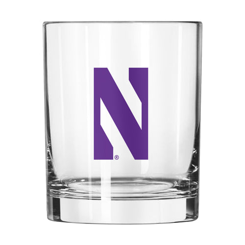 Product Image for Northwestern 14oz Gameday Rocks Glass