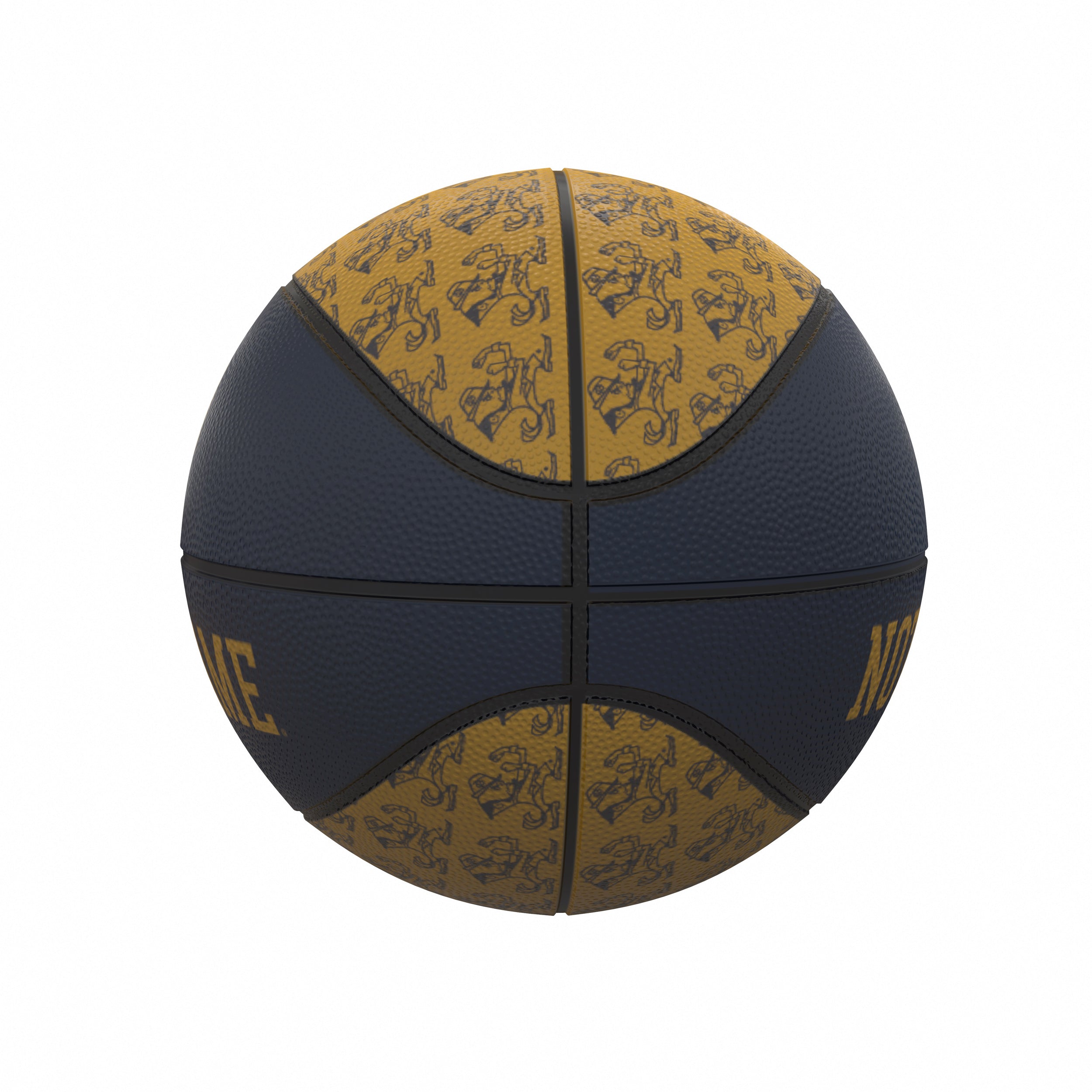 Notre Dame Mini-Size Rubber Basketball
