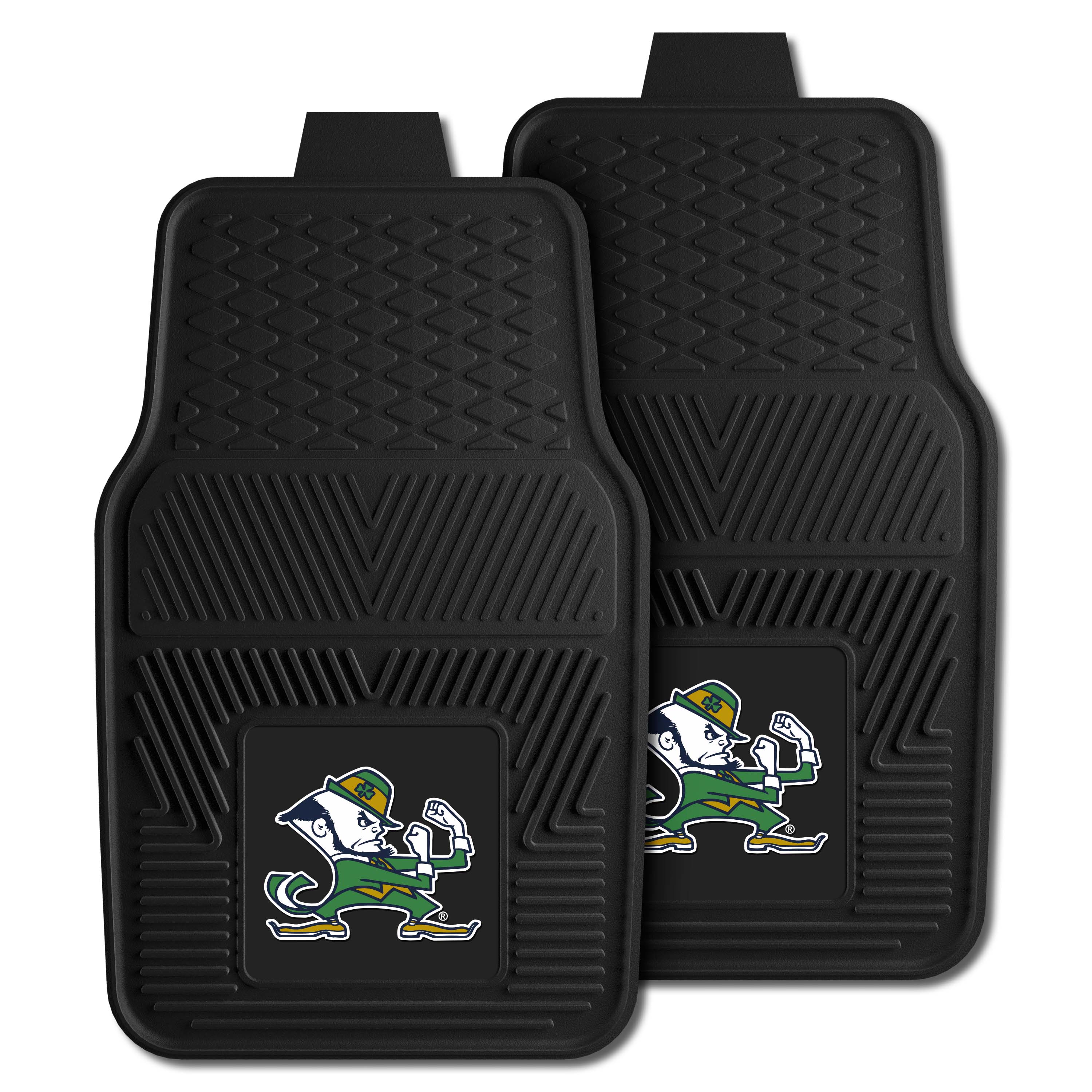 Notre Dame 2-pc Vinyl Car Mat Set