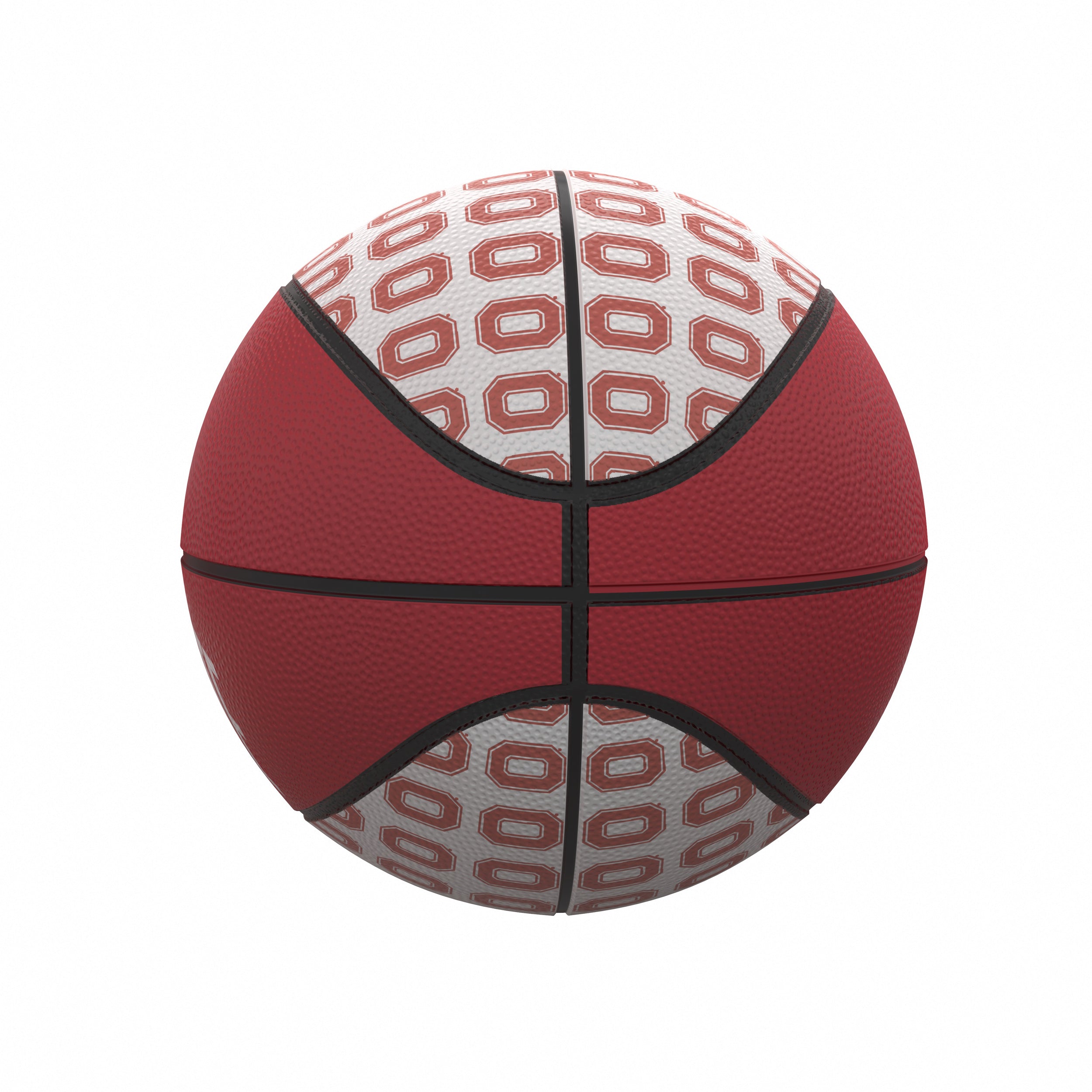 Ohio State Mini-Size Rubber Basketball