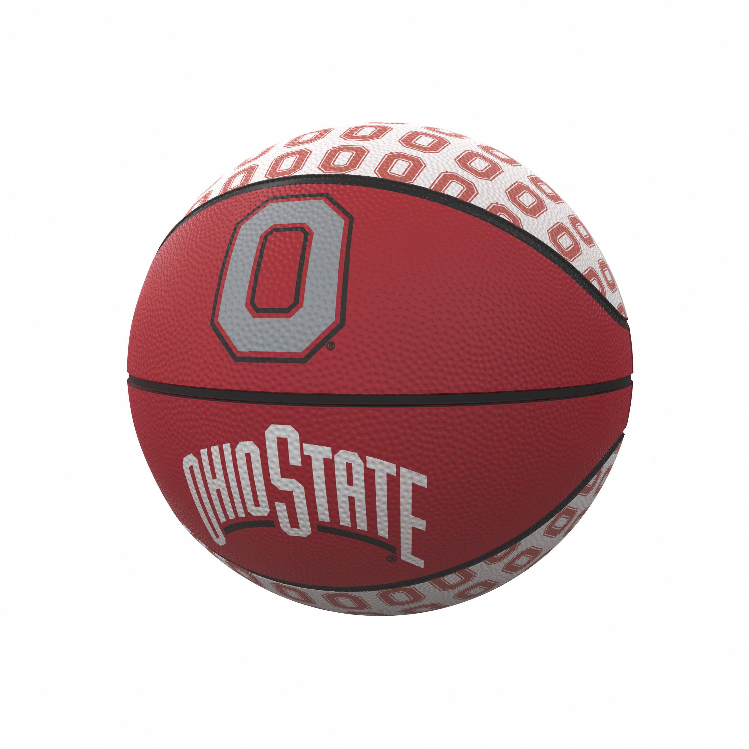 Ohio State Mini-Size Rubber Basketball