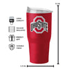 Ohio State 30 oz. Flipside Powder Coat Tumbler
