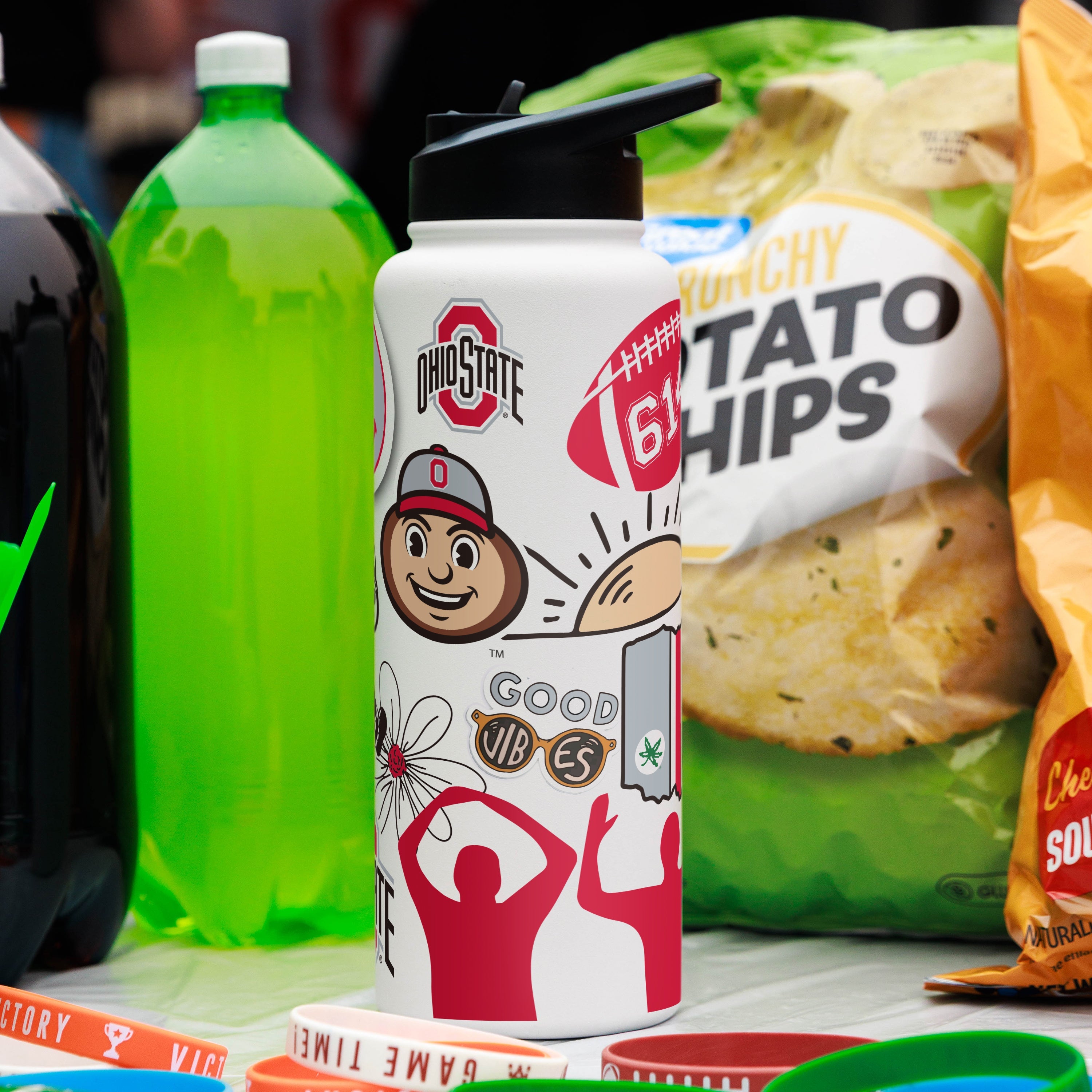 Ohio State 34oz Native Quencher Bottle - Logo Brands