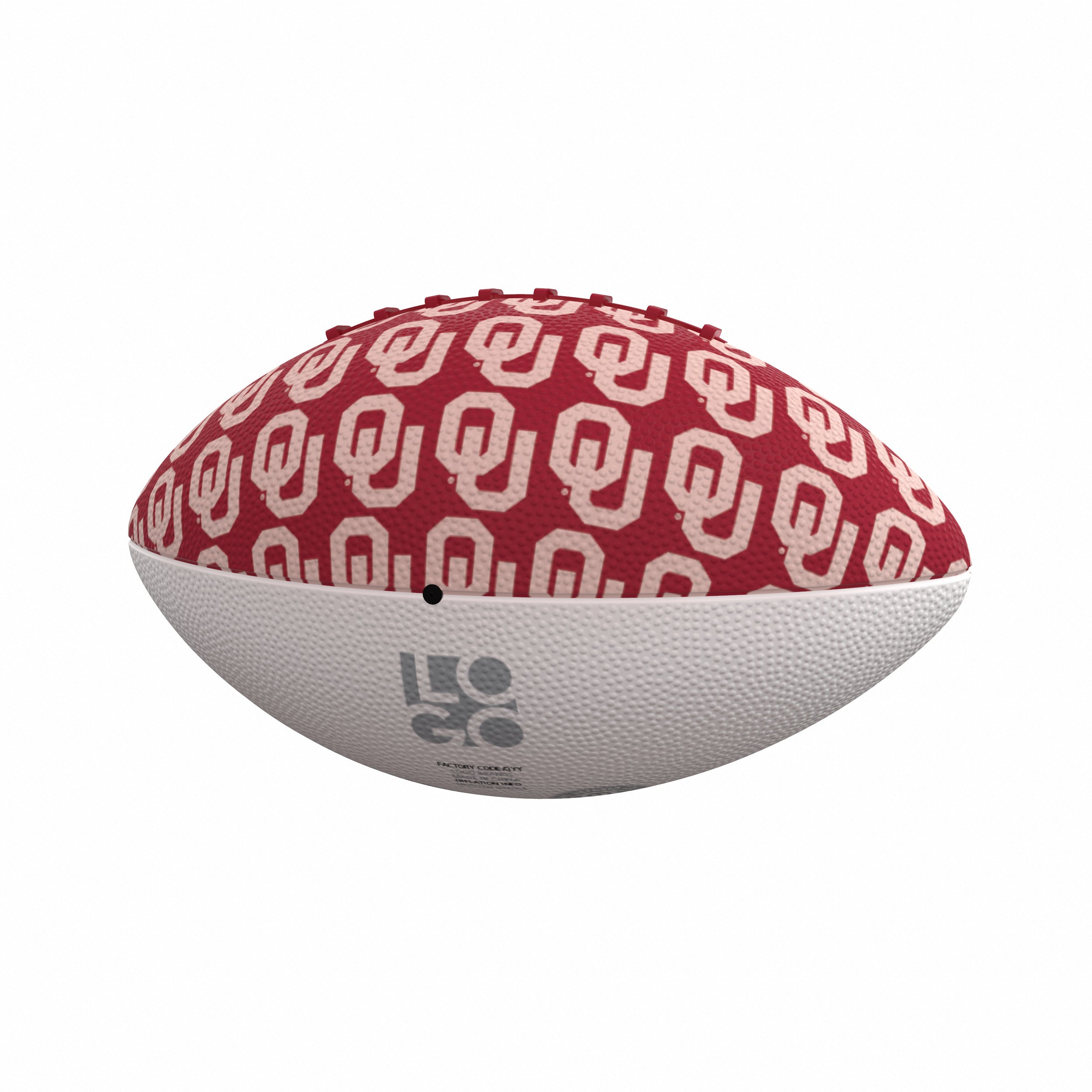 Oklahoma Mini-Size Rubber Football