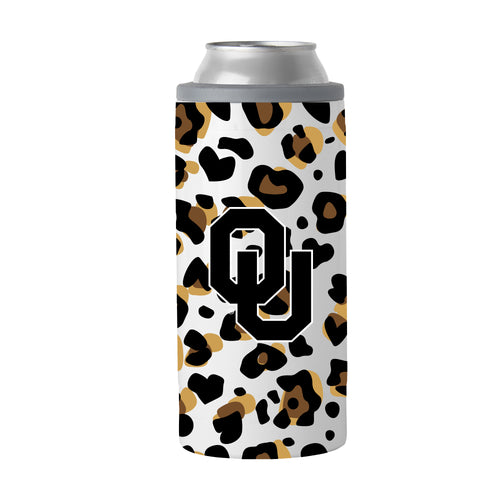Product Image for Oklahoma 12oz Neutral Leopard Slim Can Coolie