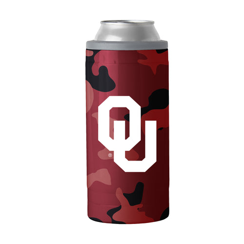 Product Image for Oklahoma Camo Swagger 12oz Slim Can Coolie