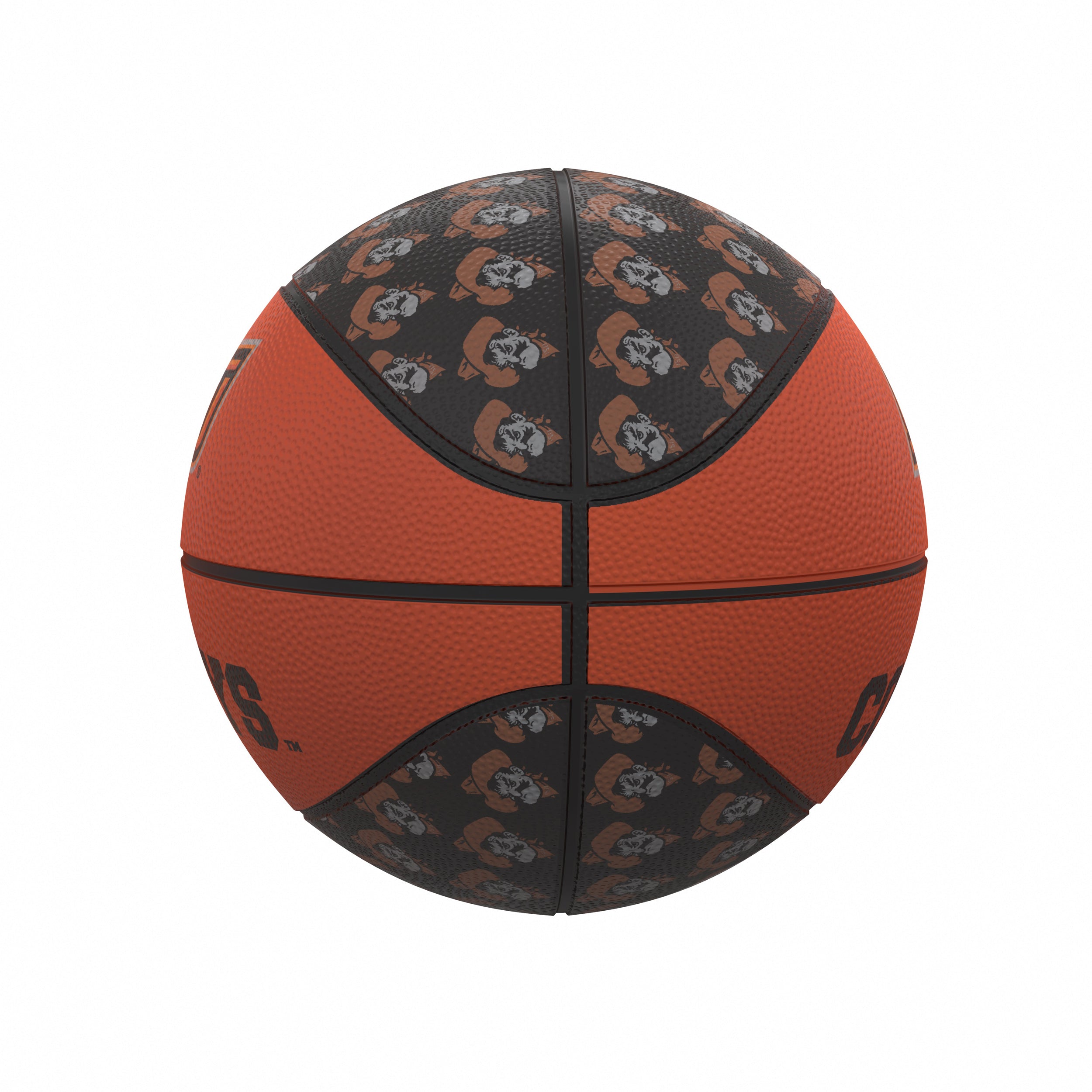 Oklahoma State Mini-Size Rubber Basketball
