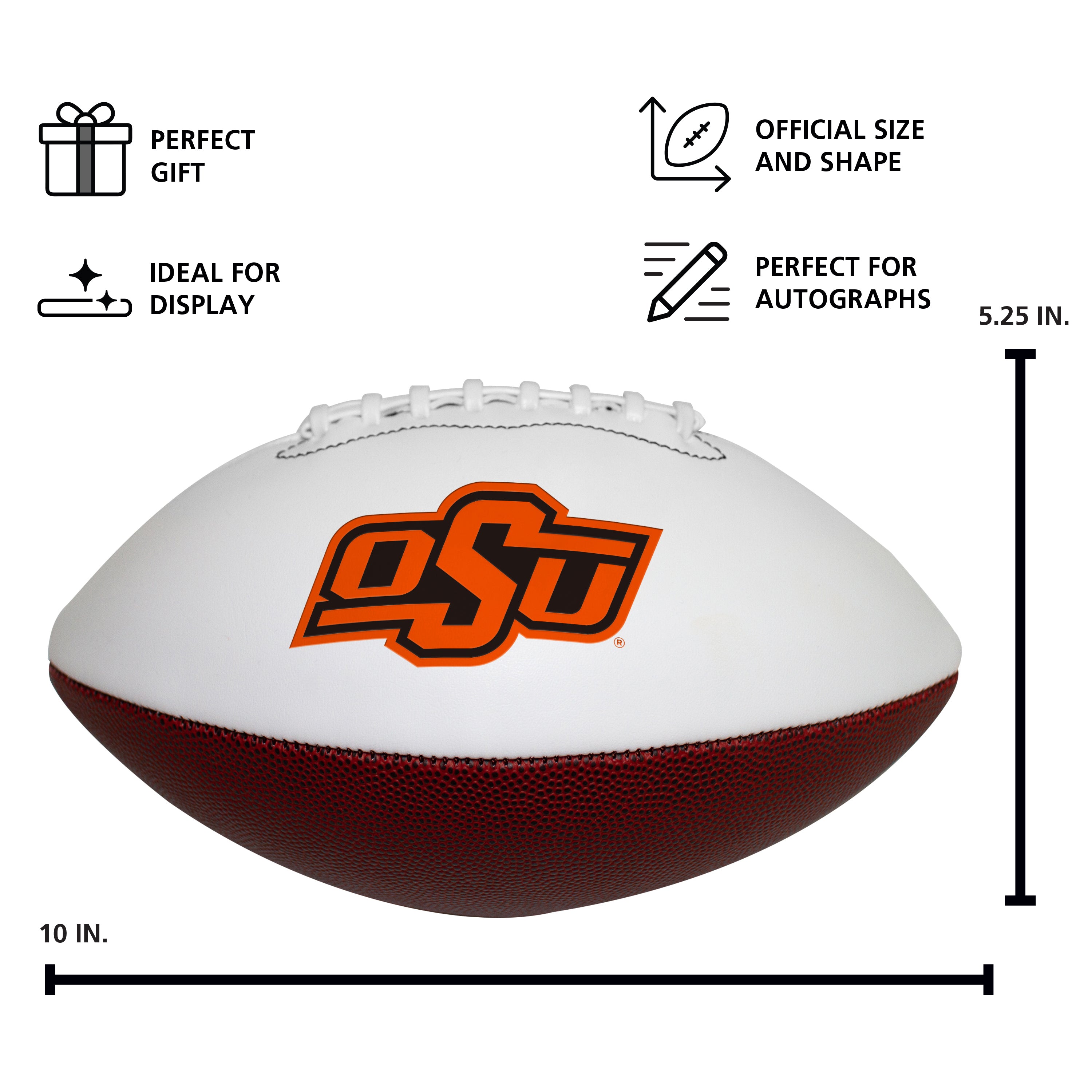 OK State Official-Size Autograph Football