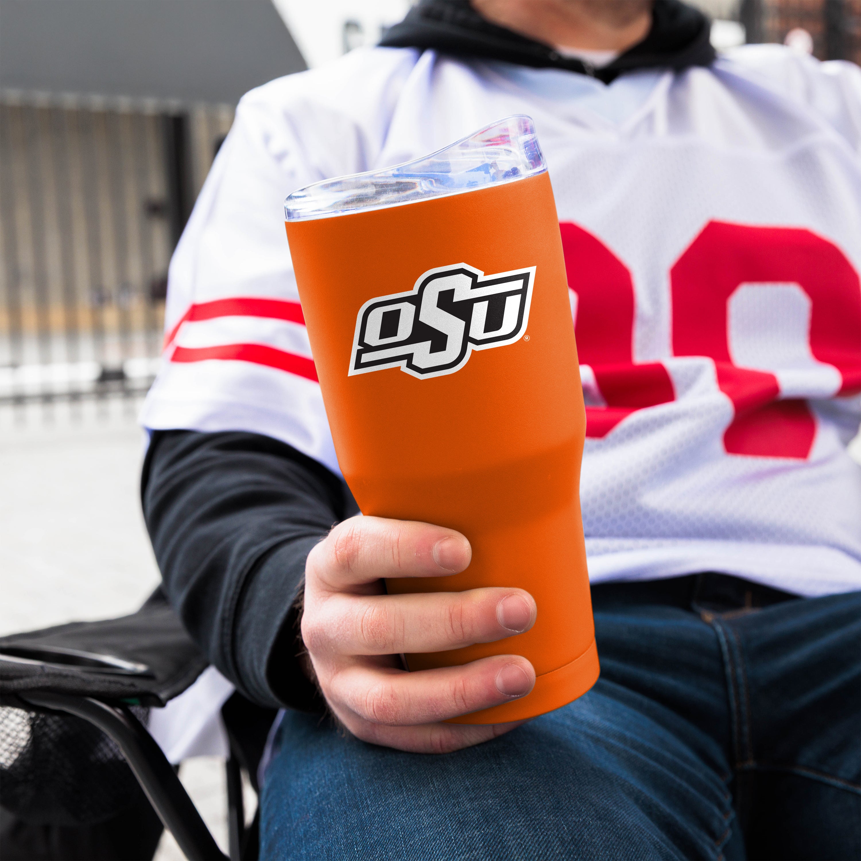 Oklahoma State 30 oz. Flipside Powder Coat Tumbler