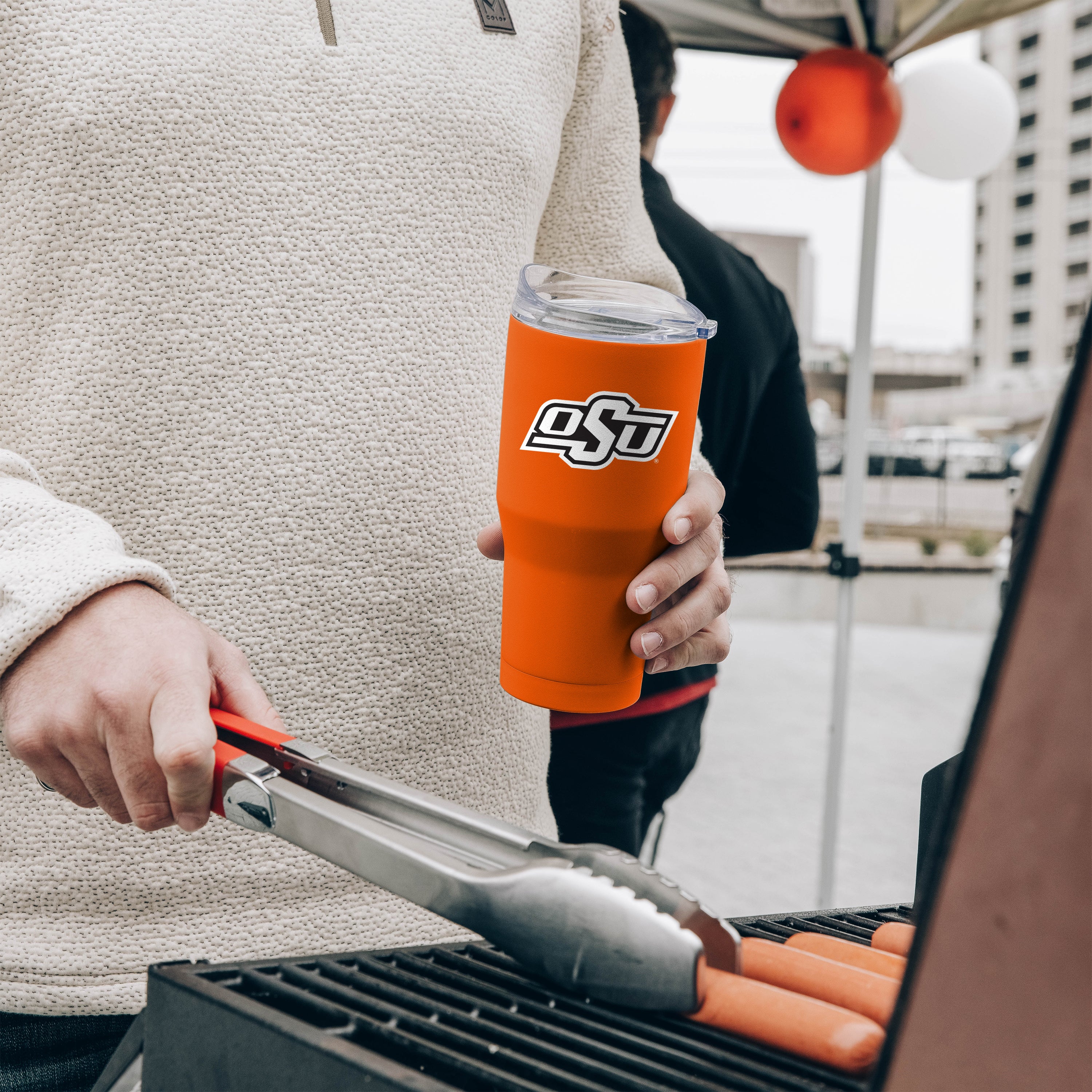 Oklahoma State 30 oz. Flipside Powder Coat Tumbler