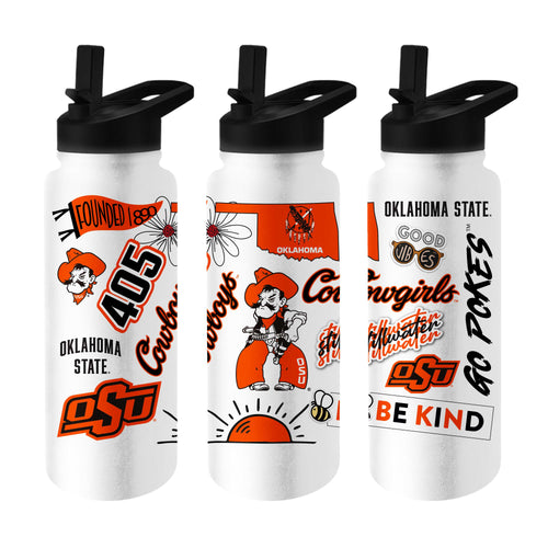 Product Image for Oklahoma State 34oz Native Quencher Bottle
