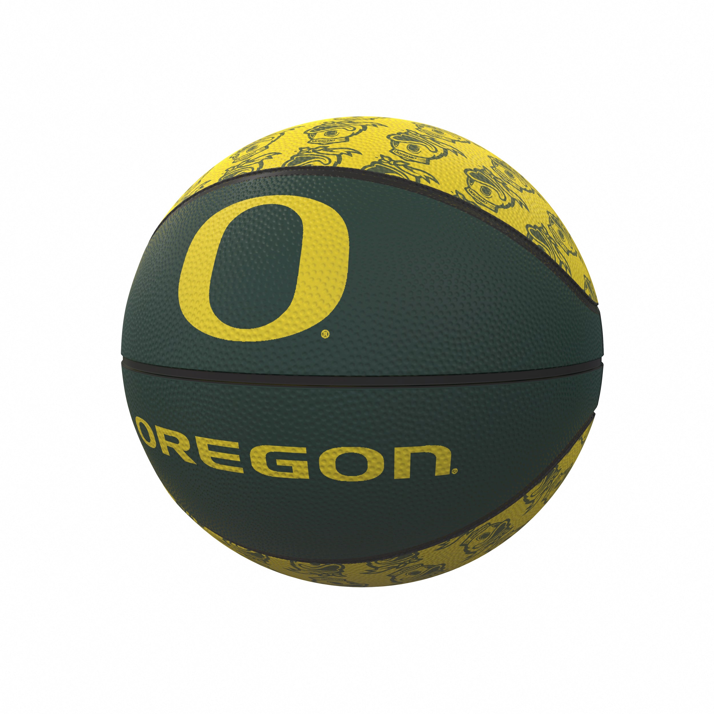 Oregon Mini-Size Rubber Basketball