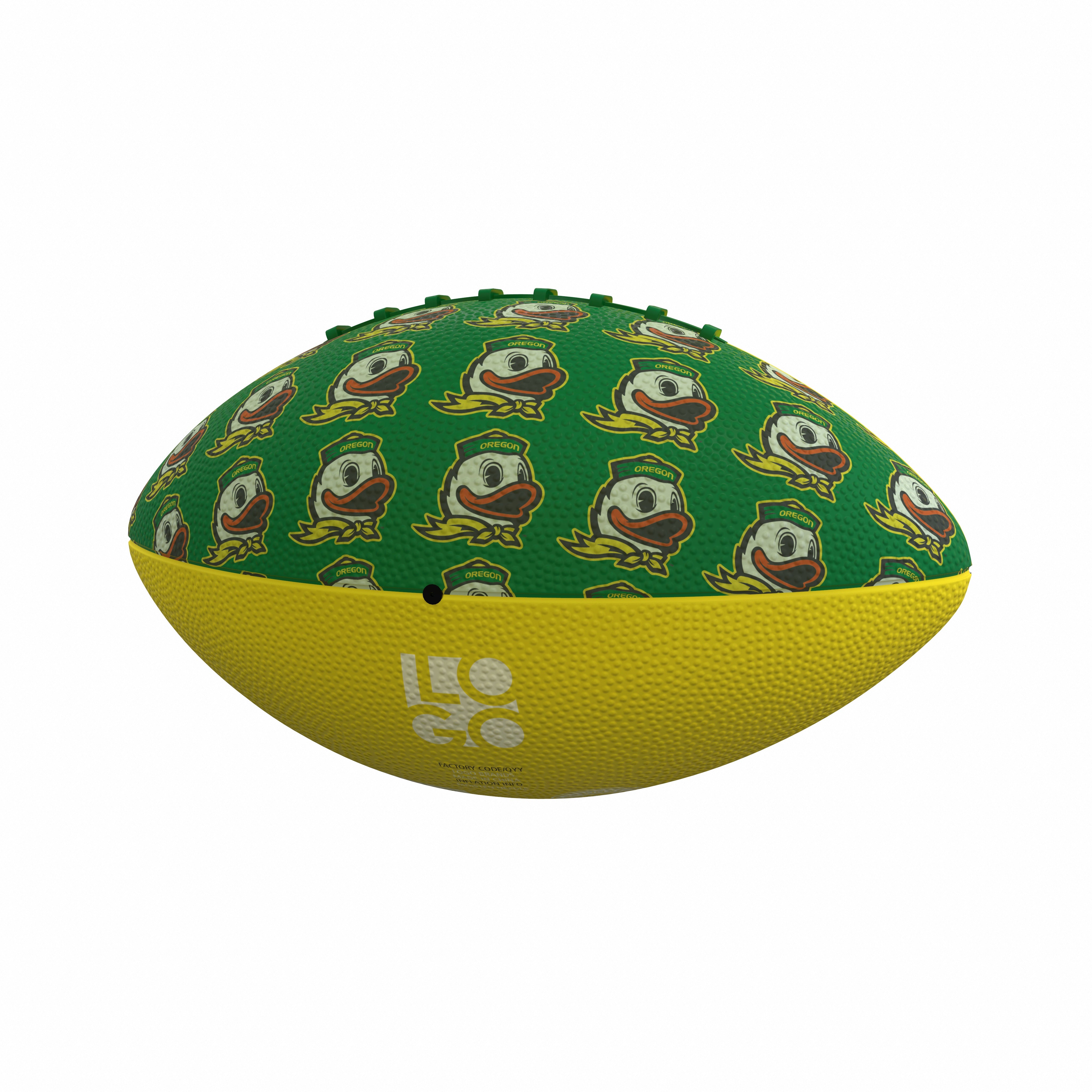 Oregon Mini-Size Rubber Football