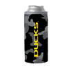 Oregon Black Camo 12oz Slim Can Coolie