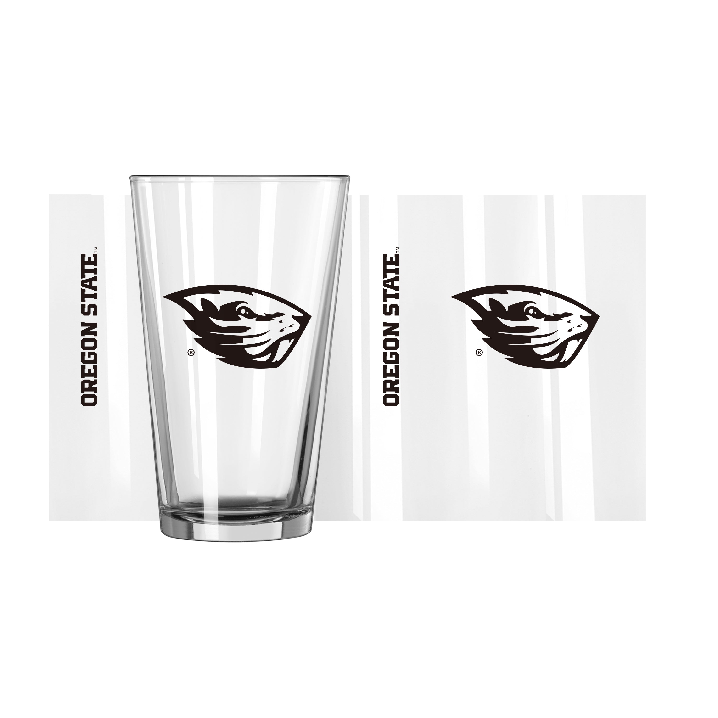 Oregon State 16 oz. Gameday Pint Glass