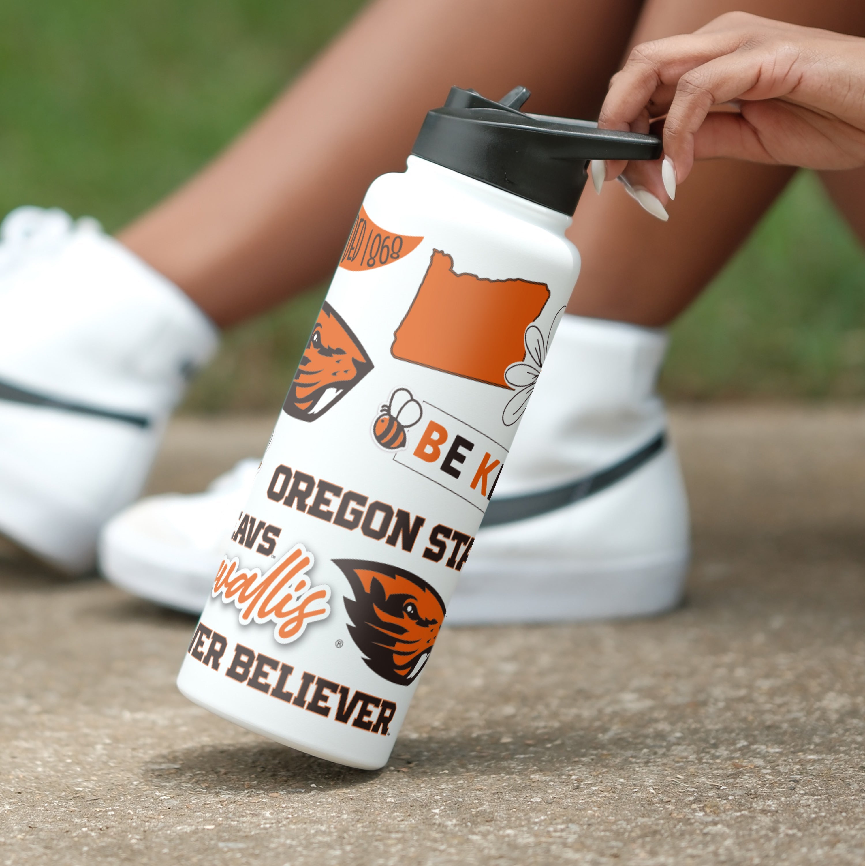 Oregon State 34oz Native Quencher Bottle - Logo Brands