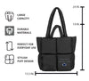 Penn State Black Puff Tote