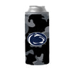 Penn State Black Camo 12oz Slim Can Coolie