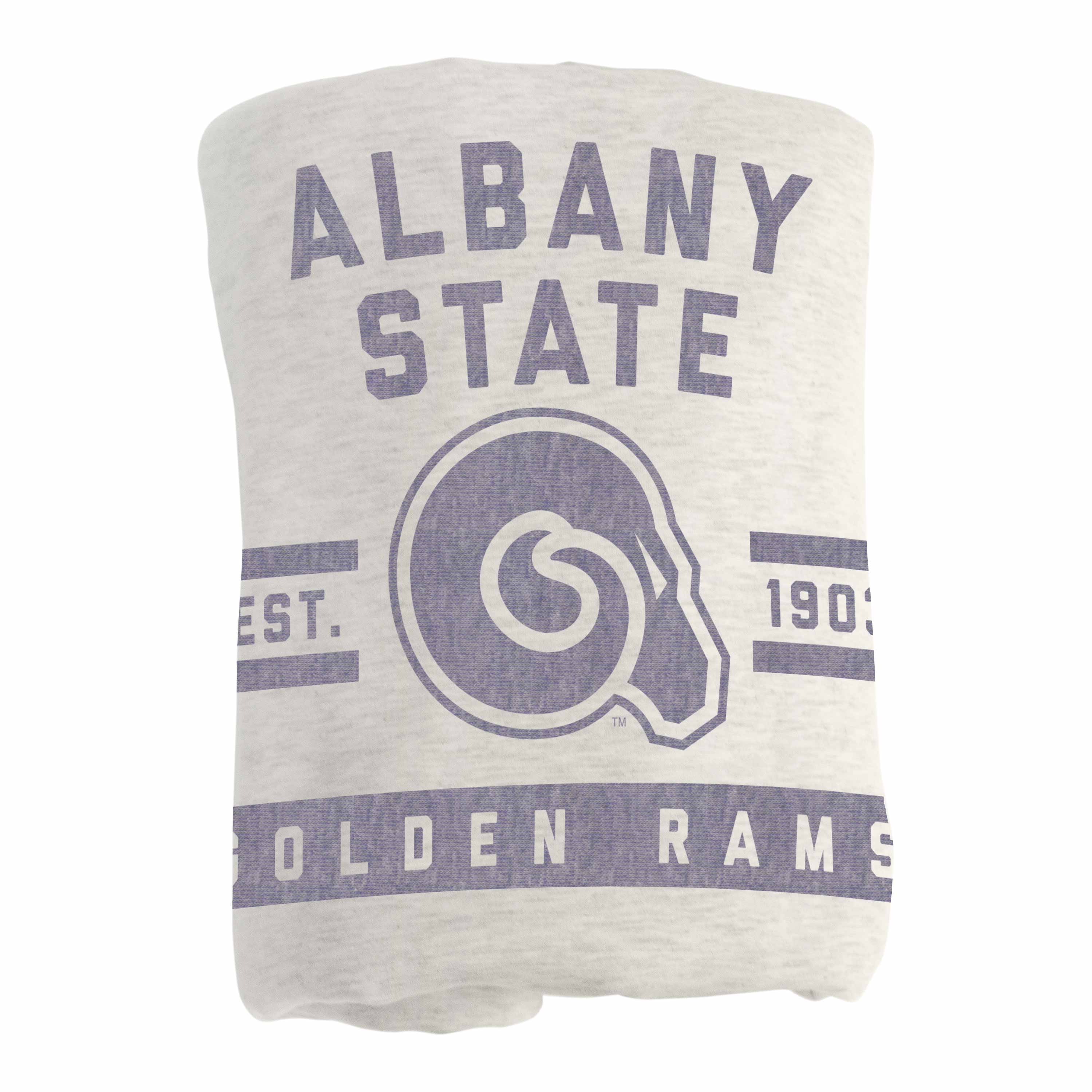 Albany State Oatmeal Sweatshirt Blanket - Logo Brands