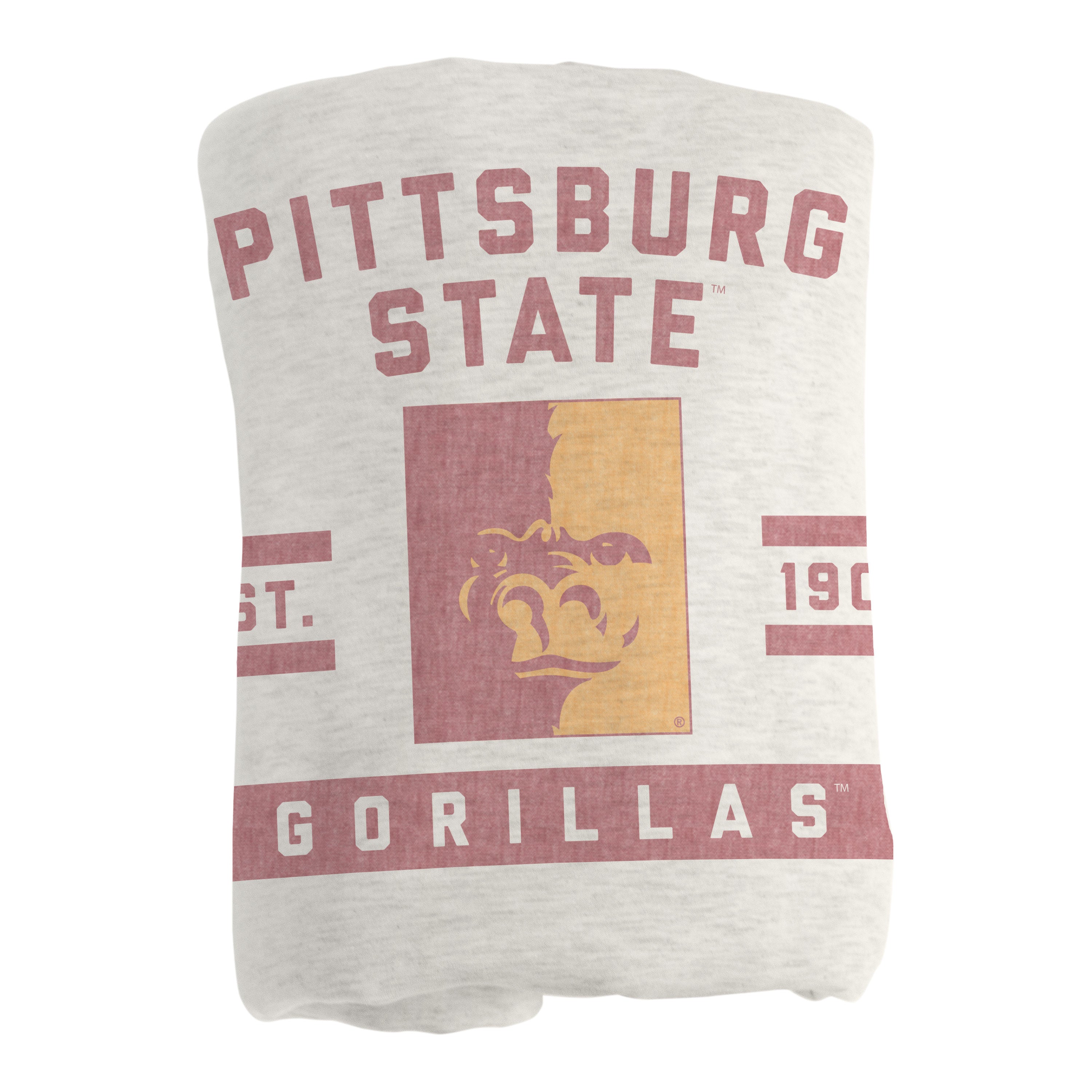 Pitt State (KS) Sublimated Sweatshirt Blanket