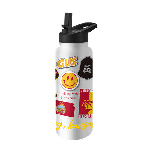 Product Image for Pittsburg State 34oz Native Quencher Bottle
