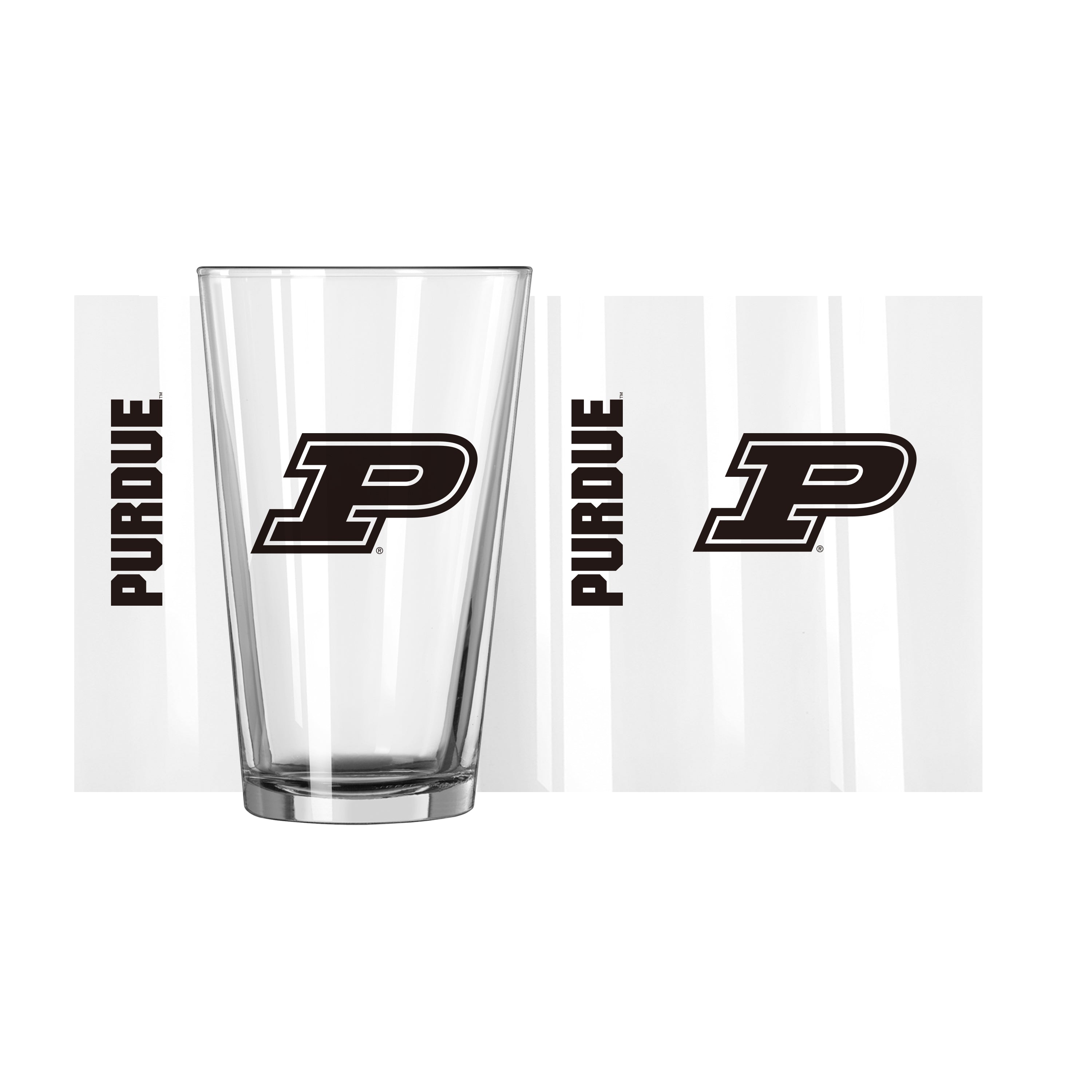 Purdue 16oz Gameday Pint Glass - Logo Brands