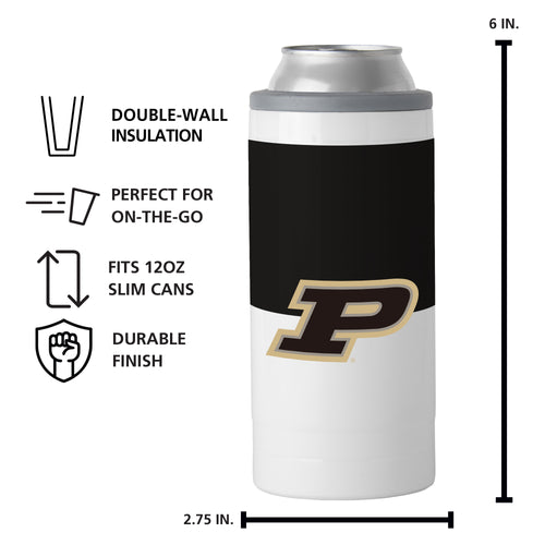 Product Image for Purdue 12oz Colorblock Slim Can Coolie