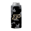 Purdue Black Camo 12oz Slim Can Coolie