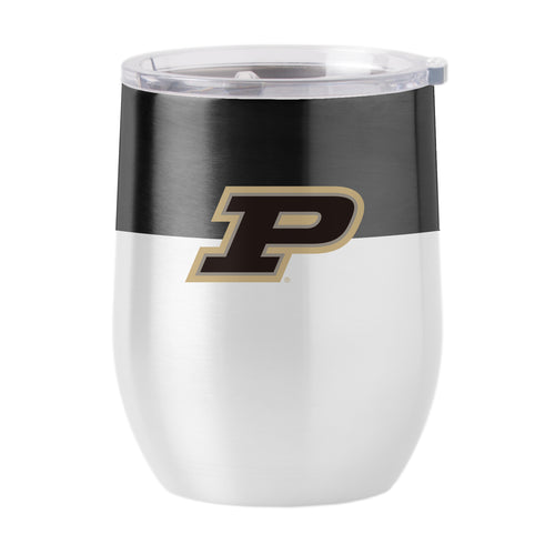 Product Image for Purdue Color Block 16 oz Stainless Curved Beverage