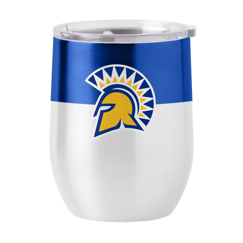 Product Image for San Jose State 16 oz. Colorblock Stainless Curved Beverage Tumbler