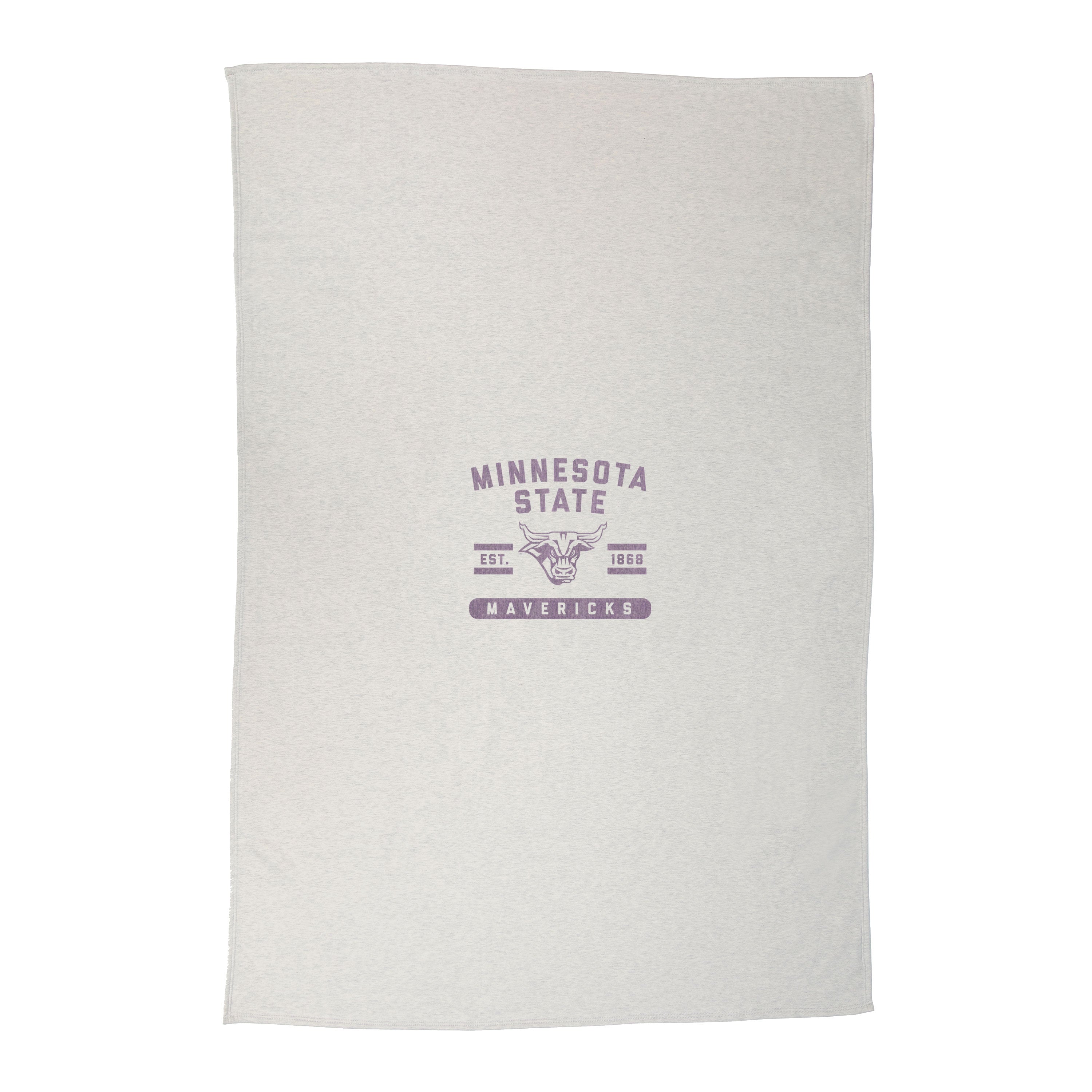 Minnesota St Mankato Sublimated Sweatshirt Blanket