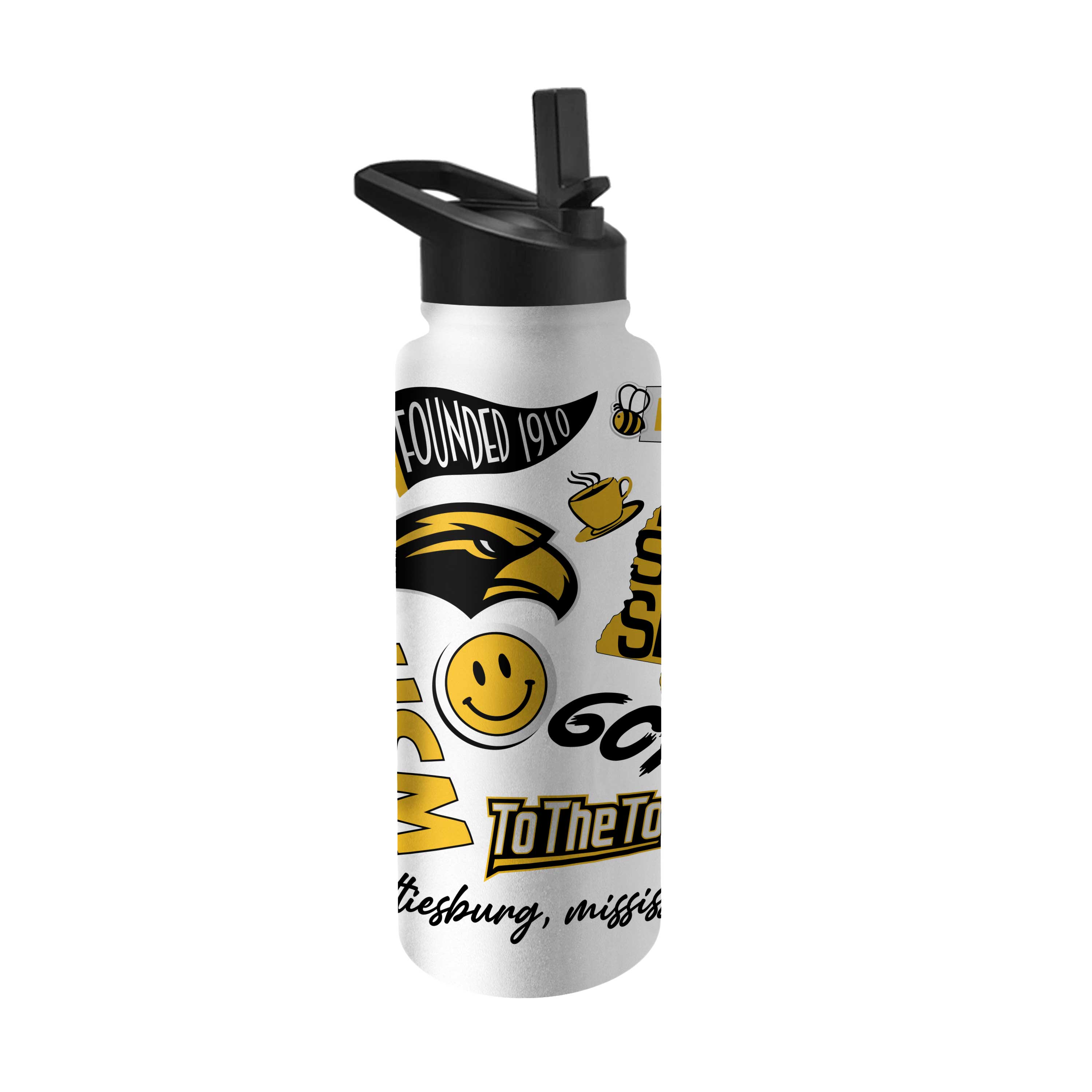 Southern Mississippi 34oz Native Quencher Bottle - Logo Brands