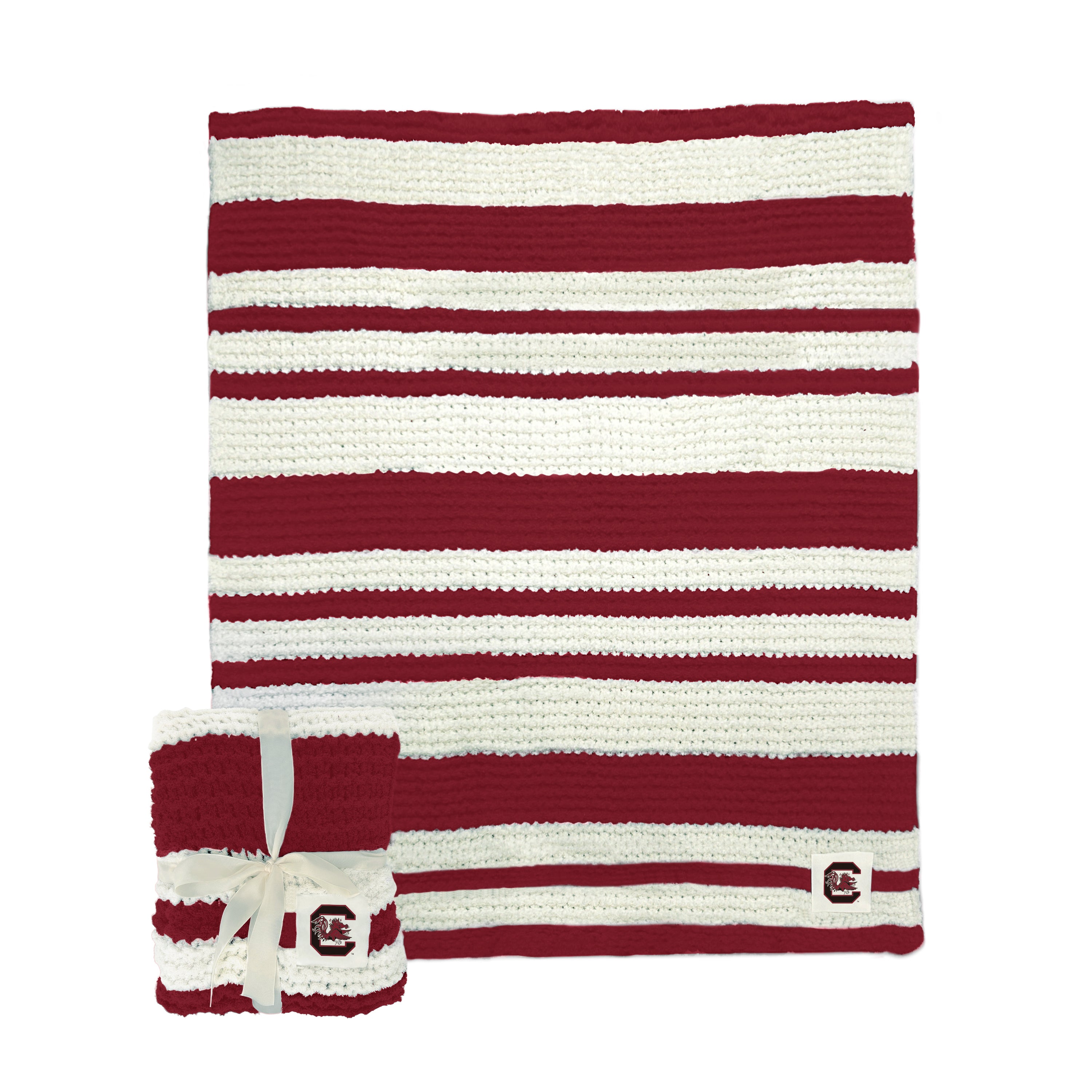 South Carolina Cable Knit Throw