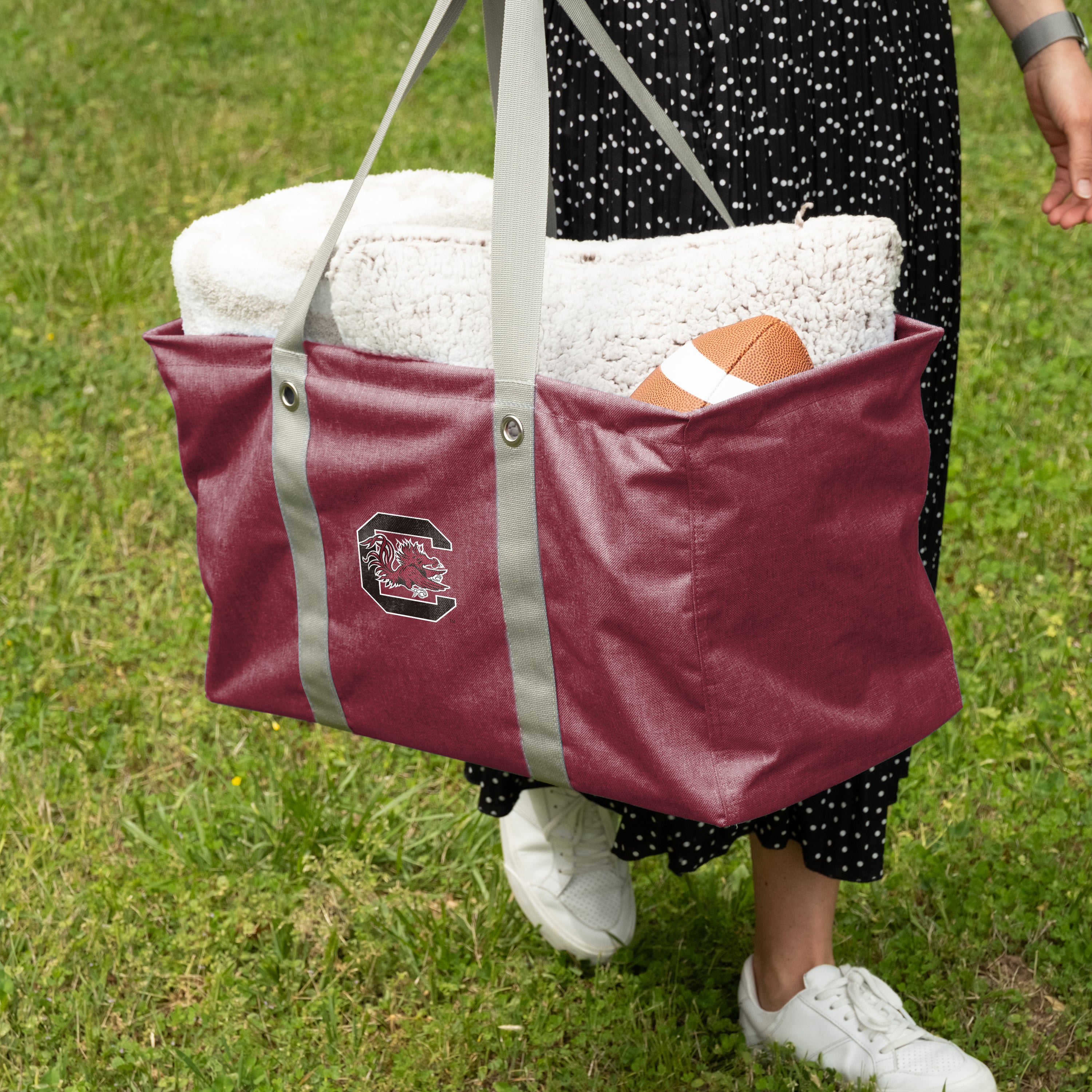 South Carolina Crosshatch Picnic Caddy