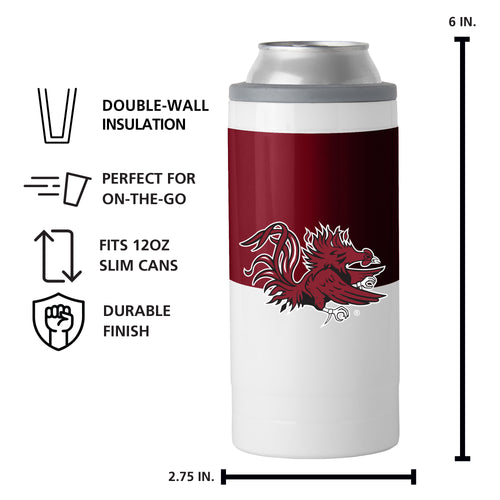Product Image for South Carolina Colorblock 12oz Slim Can Coolie