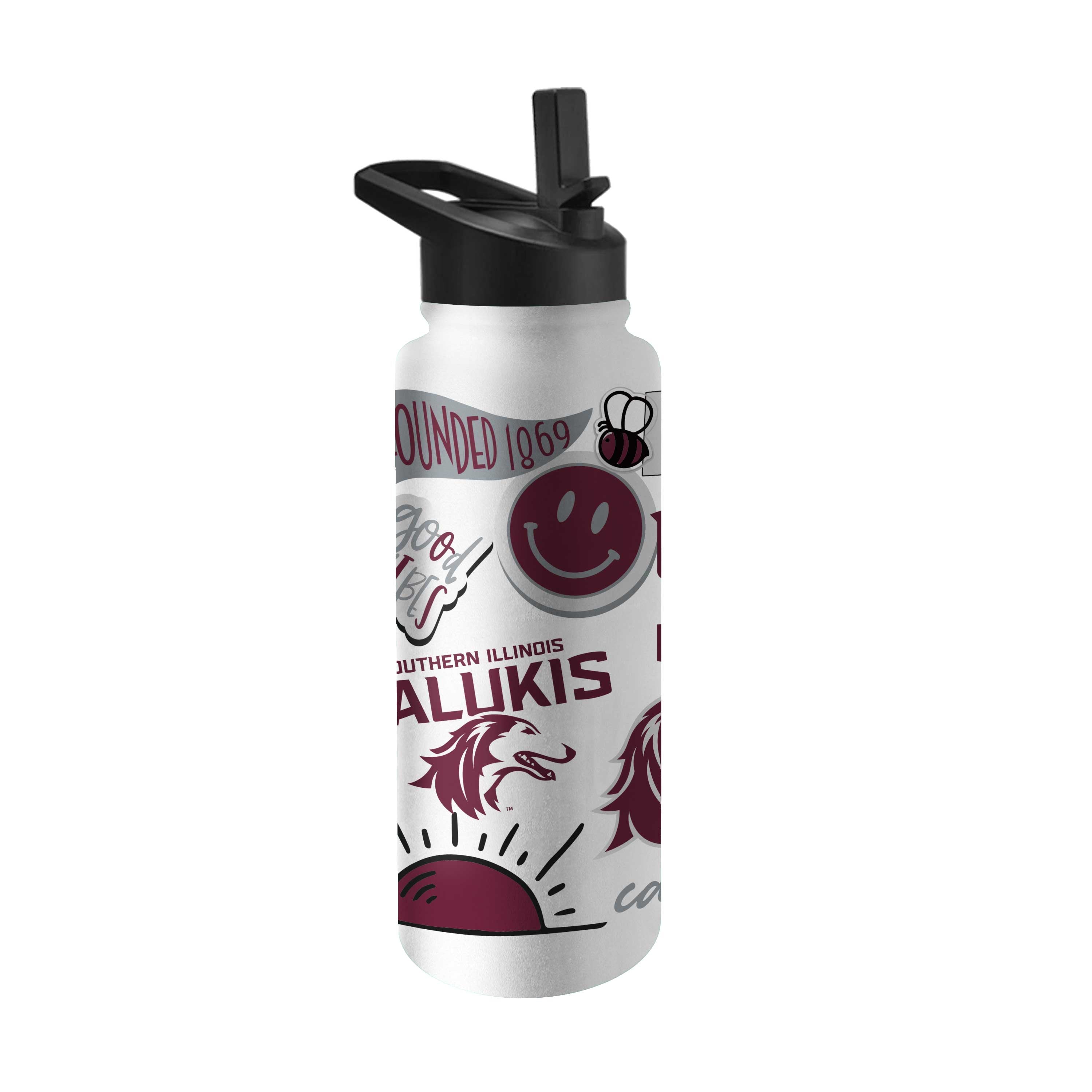 Souther Illinois 34oz Native Quencher Bottle - Logo Brands