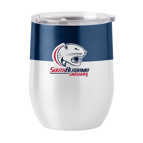 Product Image for South Alabama 16oz Colorblock Stainless Curved Beverage