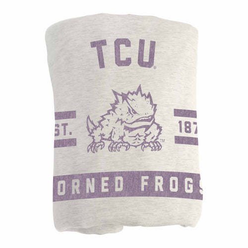 Product Image for TCU Sublimated Sweatshirt Blanket