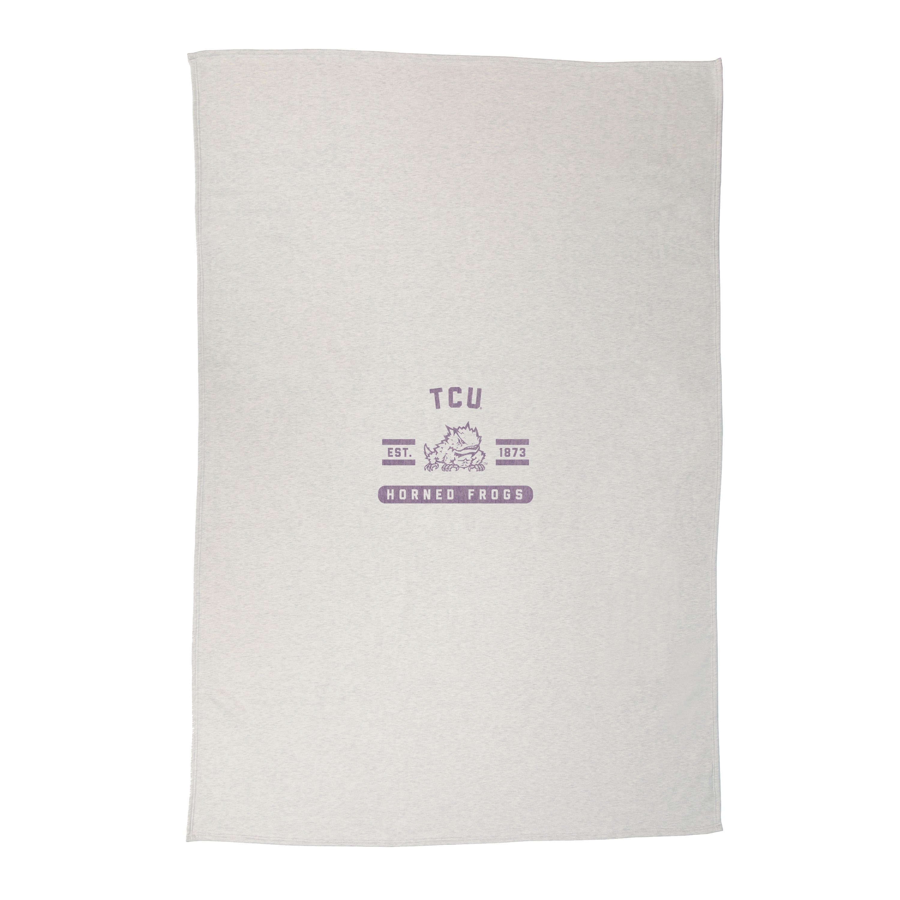 TCU Sublimated Sweatshirt Blanket